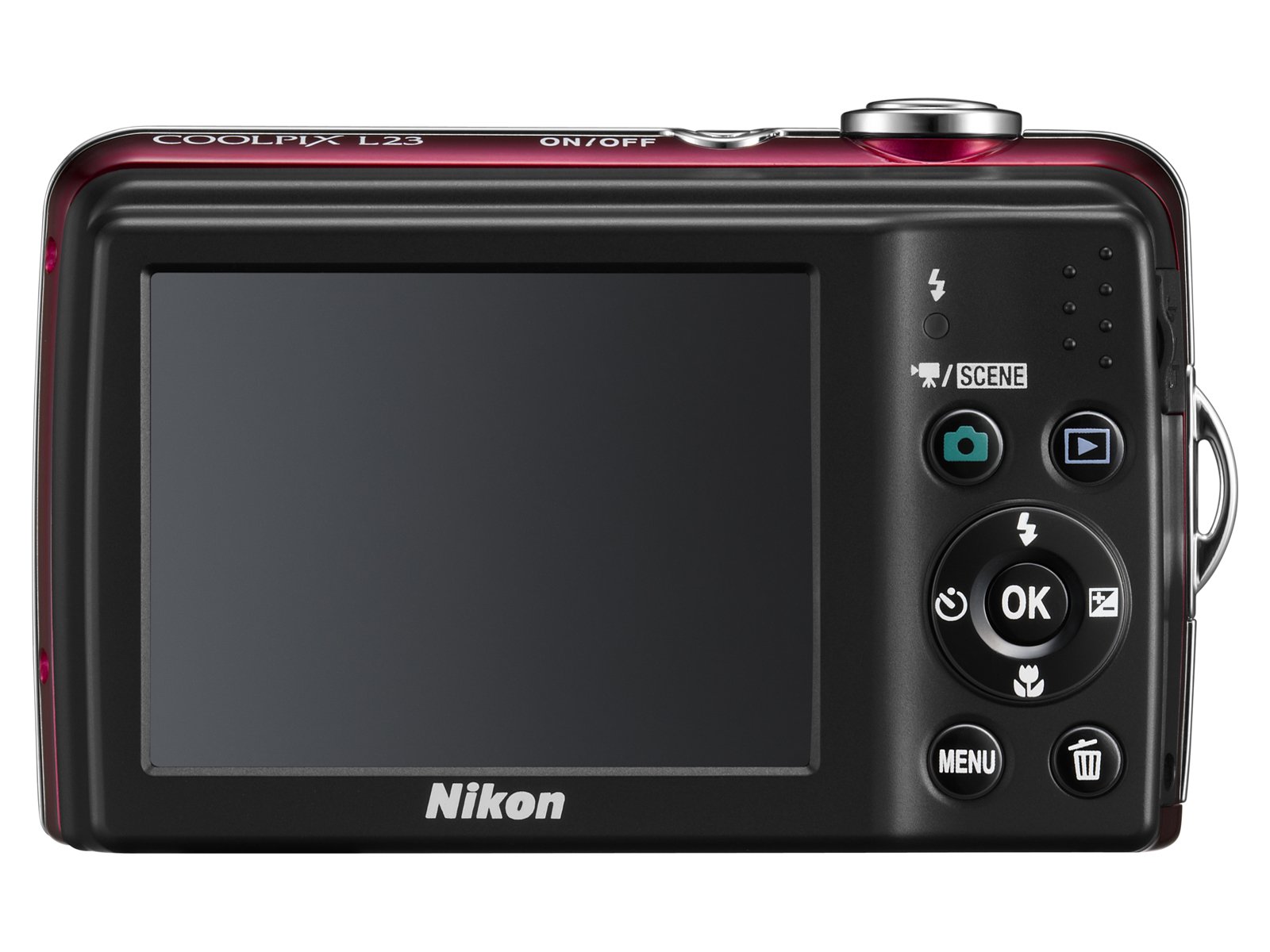 Amazon | NikonデジタルカメラCOOLPIX L23 レッド L23RD | コンパクト 通販