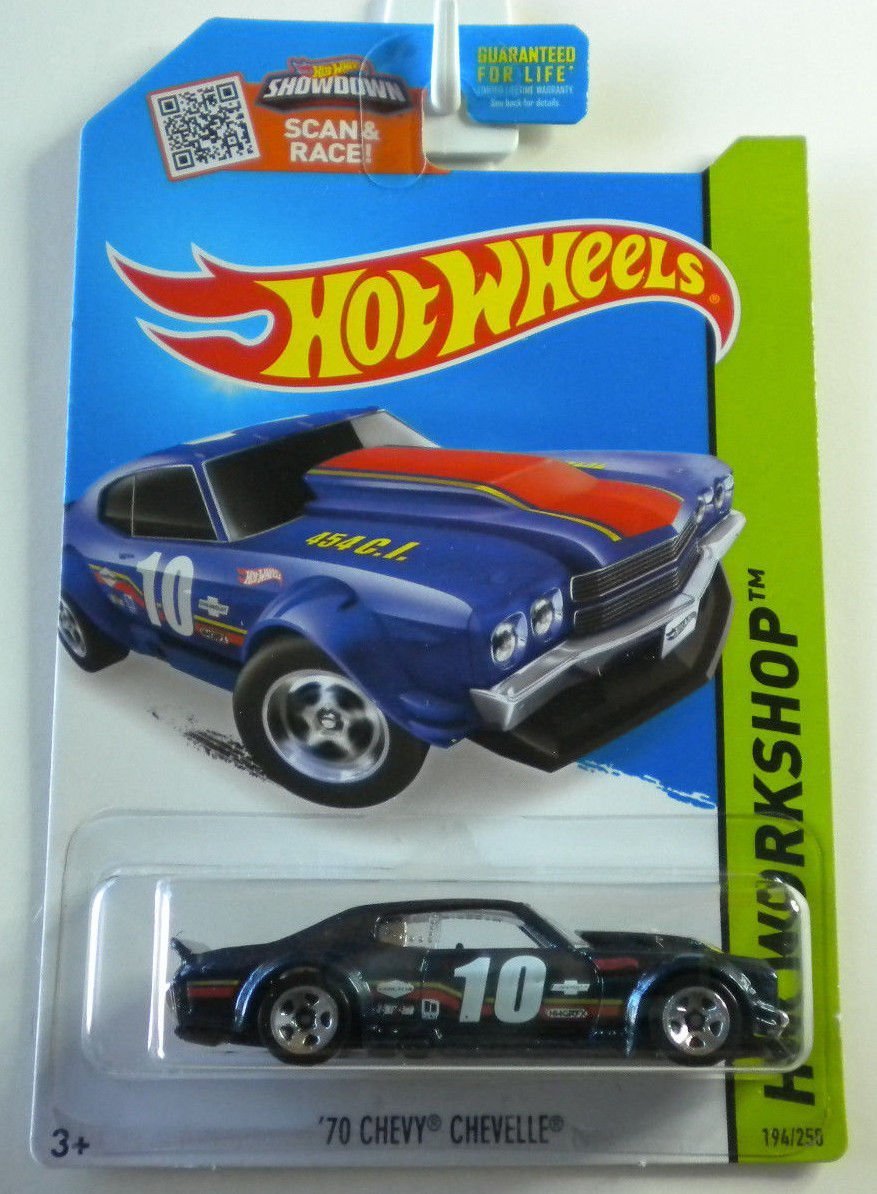 Amazon.com: Hot Wheels, 2015 HW Workshop, '70 Chevy Chevelle [Dark