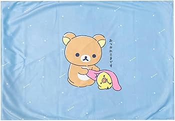 Amazon｜MORIPiLO リラックマ 枕カバー (とろける肌触り なめらか