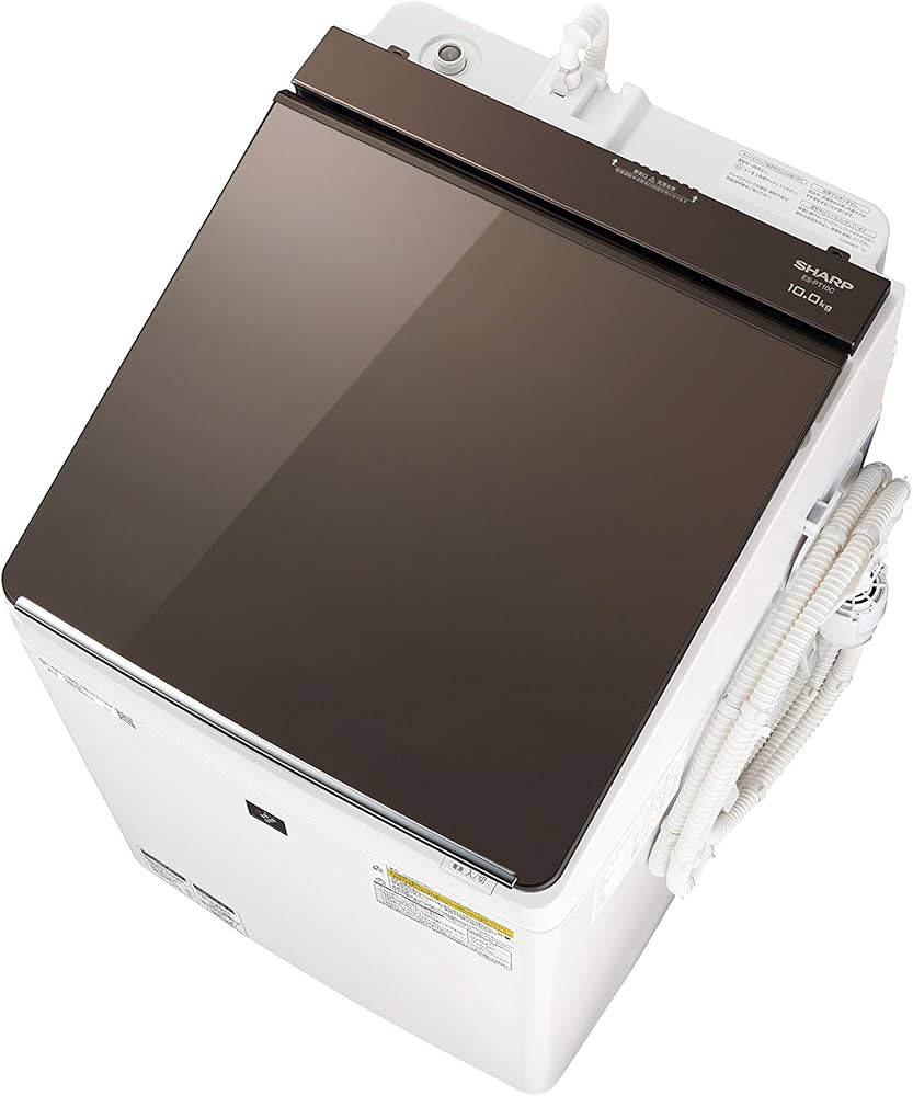 Amazon.co.jp: シャープ 洗濯機 洗濯乾燥機 ガラストップ 穴なし槽