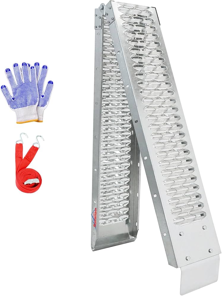 Amazon.co.jp: Ruedamann バイク スロープ 長さ210cm 耐荷重220kg