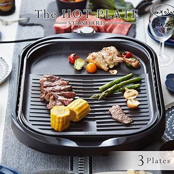 Amazon | タイガー魔法瓶(TIGER) ホットプレート3枚セット 平面