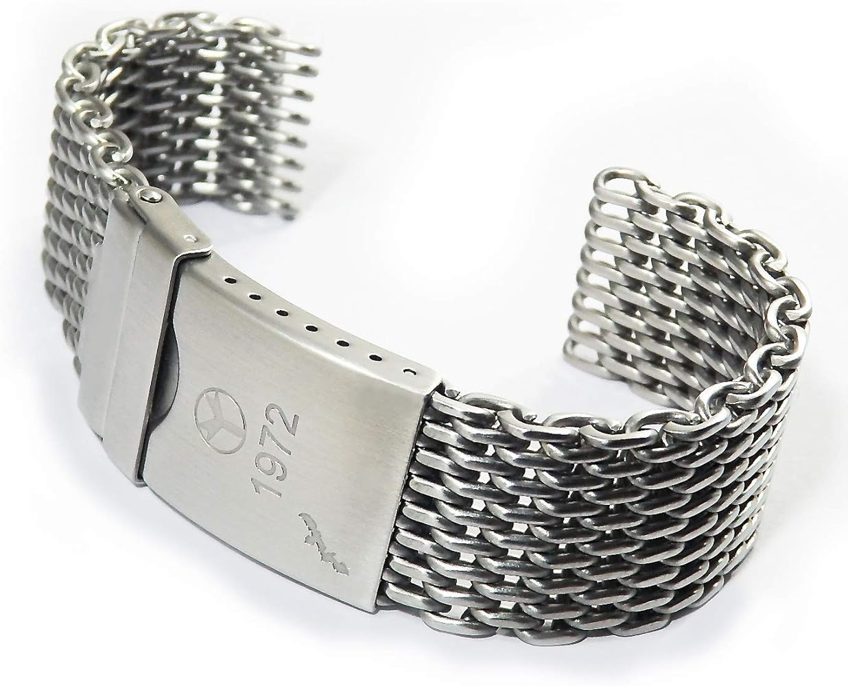 Amazon.co.jp: [カブト] シャークメッシュバンド・ブレス 腕時計