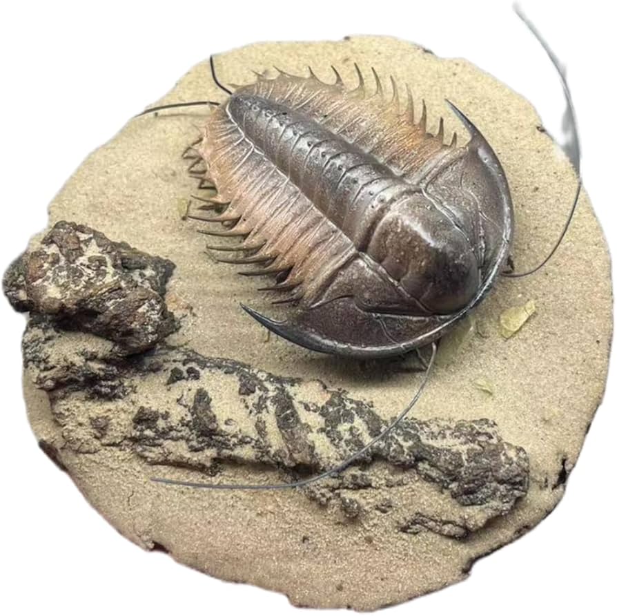 Amazon | BACALYSO | 三葉虫 フィギュア 7cm級 化石節足動物 三葉虫綱