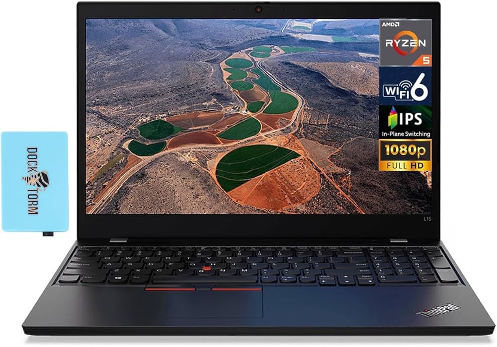 Lenovo ThinkPad L15 Gen 1 Home and Business Laptop (AMD Ryzen 5