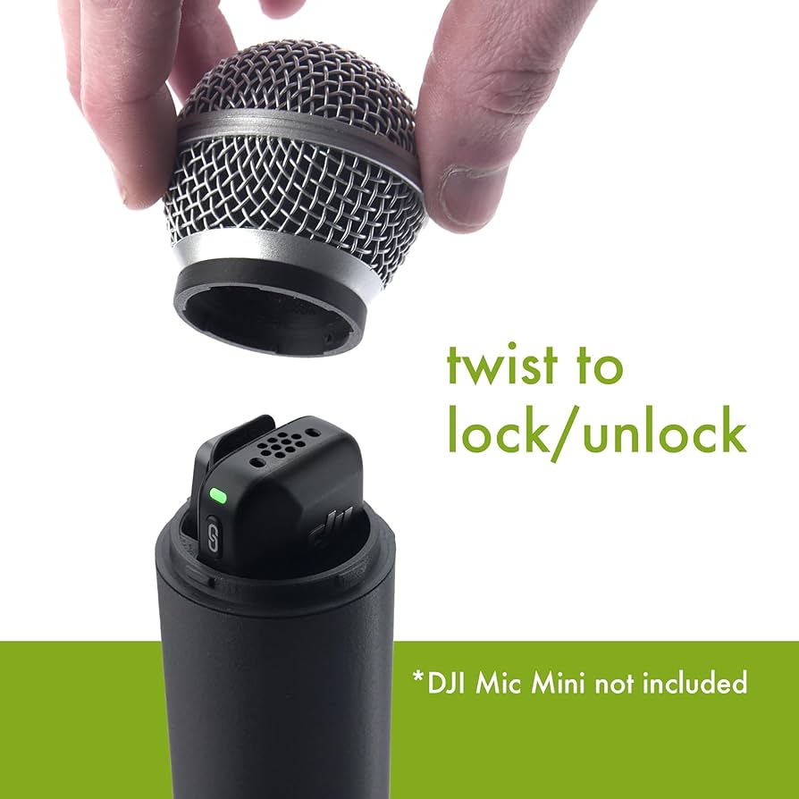 Amazon.com: Macrokraft Pro Interview Handle Adapter for DJI Mic