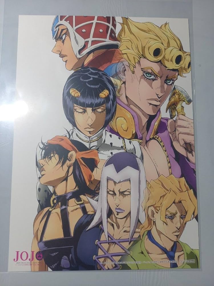 希少店頭用ジョジョの奇妙な冒険黄金の旋風販促ポスター