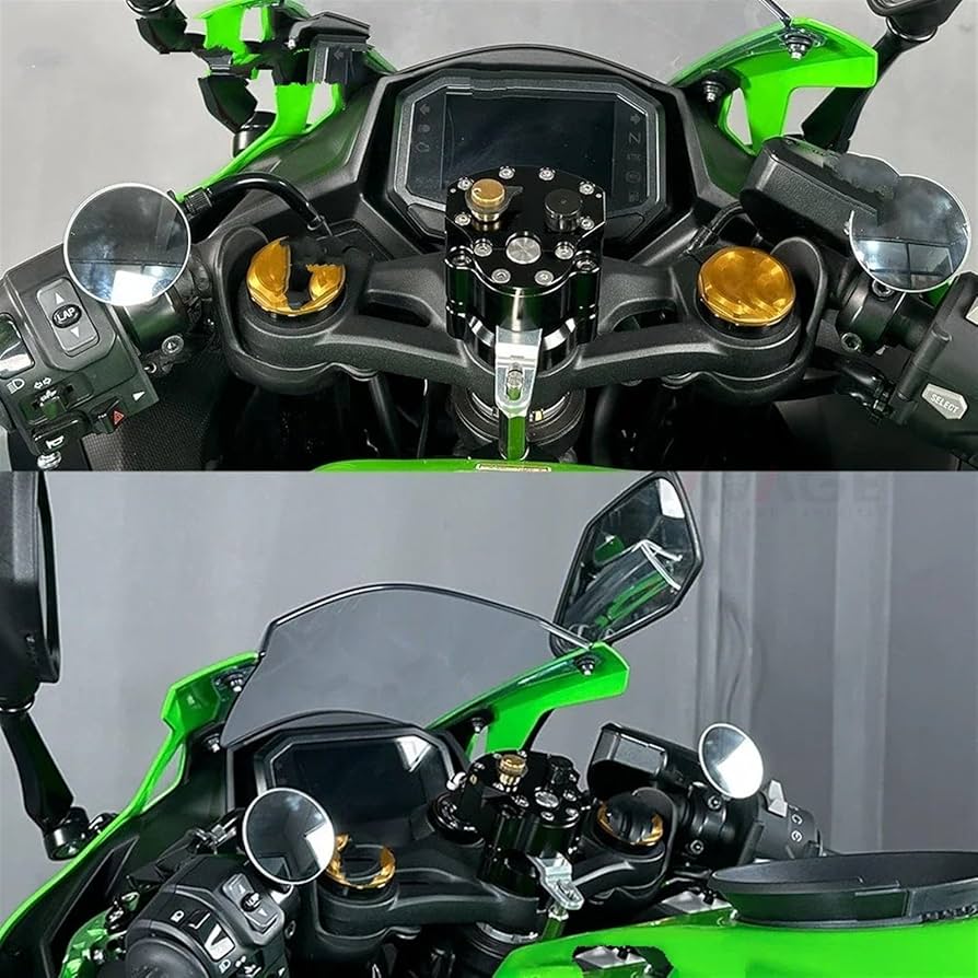 Amazon.co.jp: バーエンドミラー に適合する忍者 400 650 に適合するZX