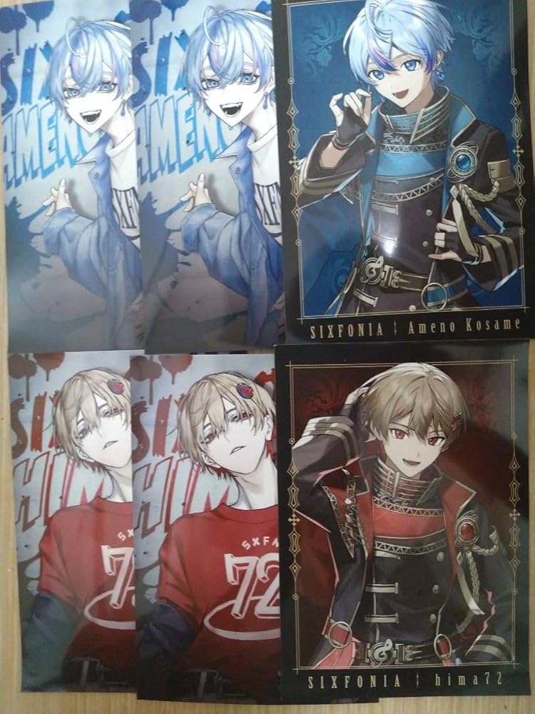 Amazon.co.jp: シクフォニ 2周年 ブロマイド 暇72 雨乃こさめ イラスト