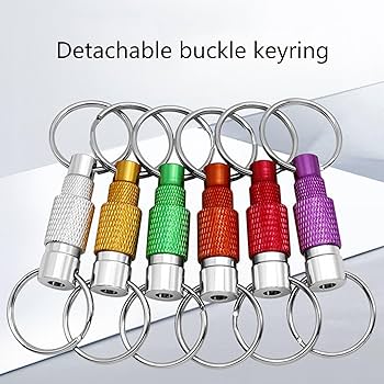 Amazon.co.jp: クイックリリースキーホルダー セパレートキーチェーン