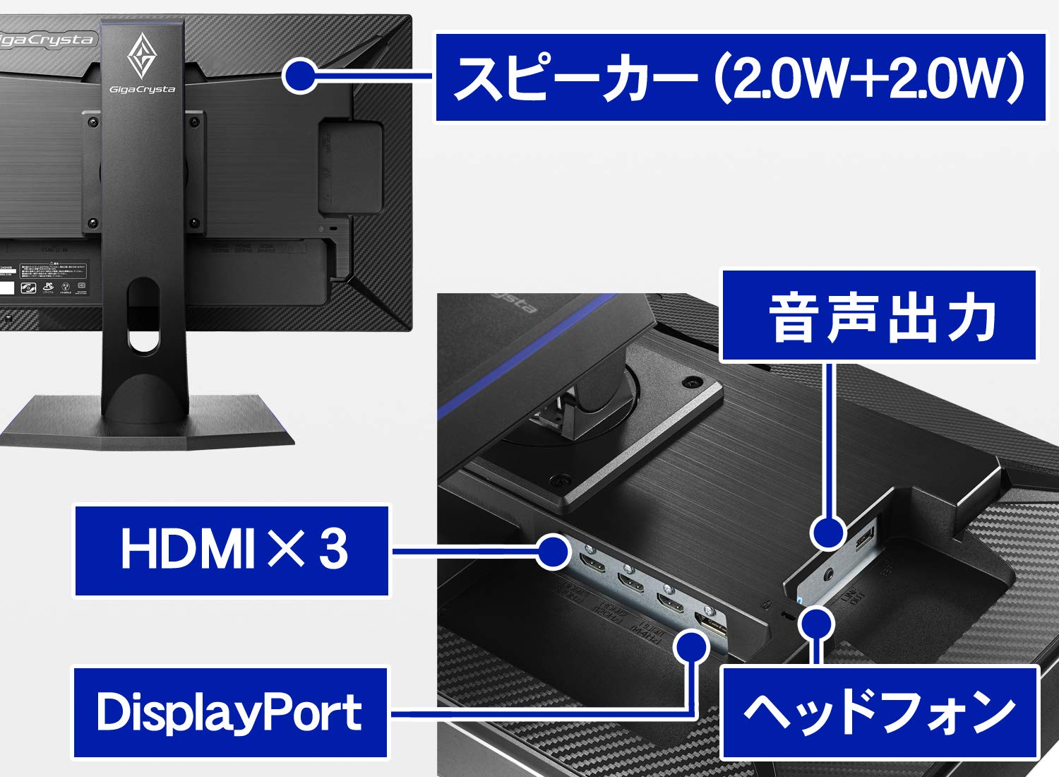 Amazon.co.jp: IODATA ゲーミングモニター 23.6インチ FHD 1080p