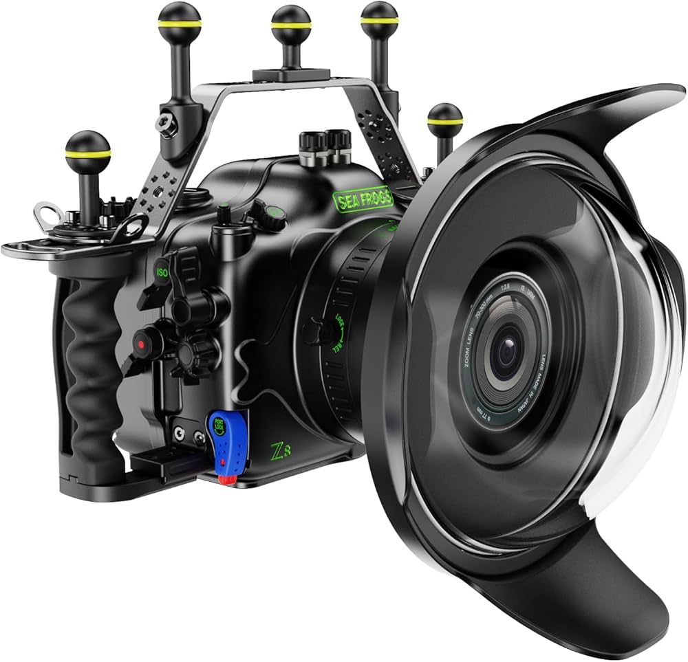 Amazon | Seafrogs 水中メタルハウジング Nikon Z8用 直径180/230mm