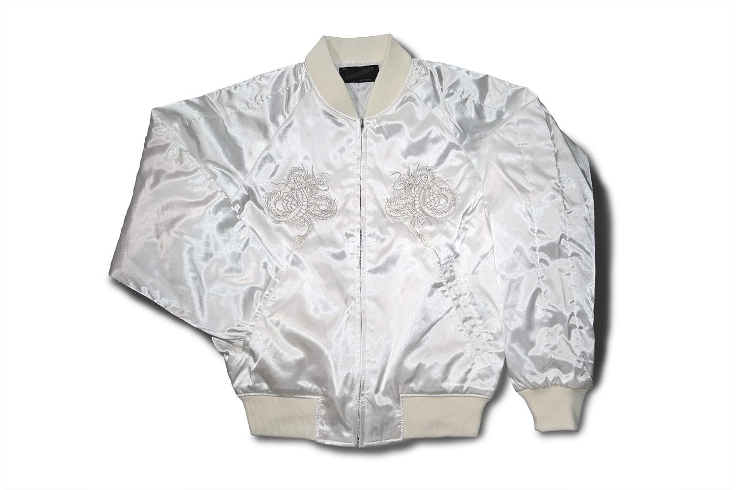 Amazon.co.jp: [星姫] (hoshihime スカジャン(白龍) サテン(白×白) 和