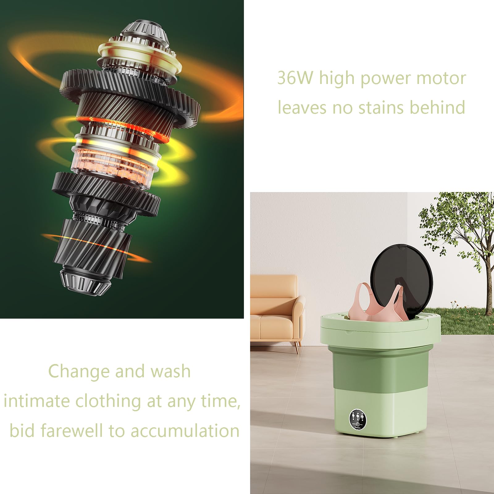 Amazon.com: Mini Portable Washing Machine, 11L High Capacity