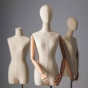 Amazon.co.jp: マネキン トルソー 高さ調節可能 衣料品店モデル