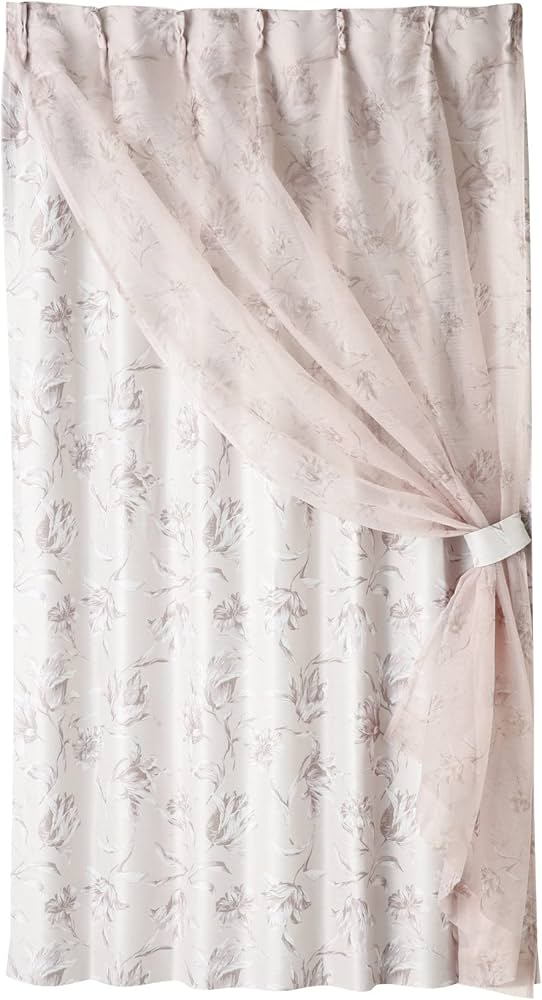 Amazon｜Francfranc フランフラン リリア ダブルカーテン ベージュ