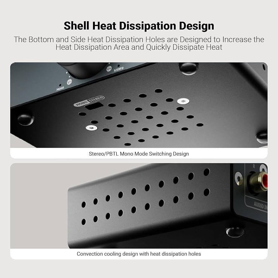 Amazon.com: AIYIMA A07 MAX 2 Channel Stereo Amplifier Home Audio