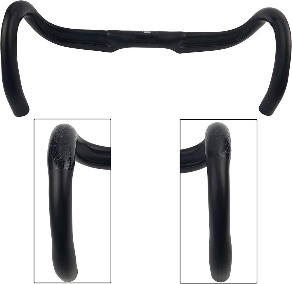 Amazon | LURHACHI ロード自転車ハンドル カーボンハンドル エアロ