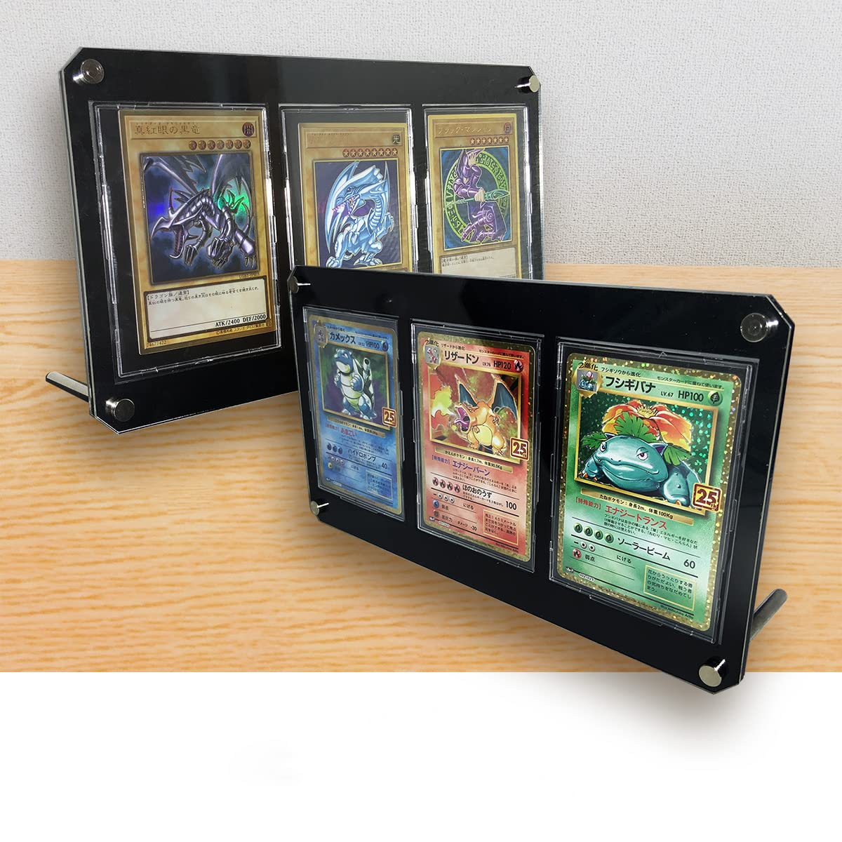 Amazon | Active Style 3連ブラックディスプレイケース スクリュー