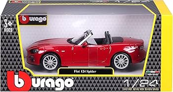 Amazon | ブラーゴ フィアット 124 ミニカー 1/24 FIAT SPIDER 2016