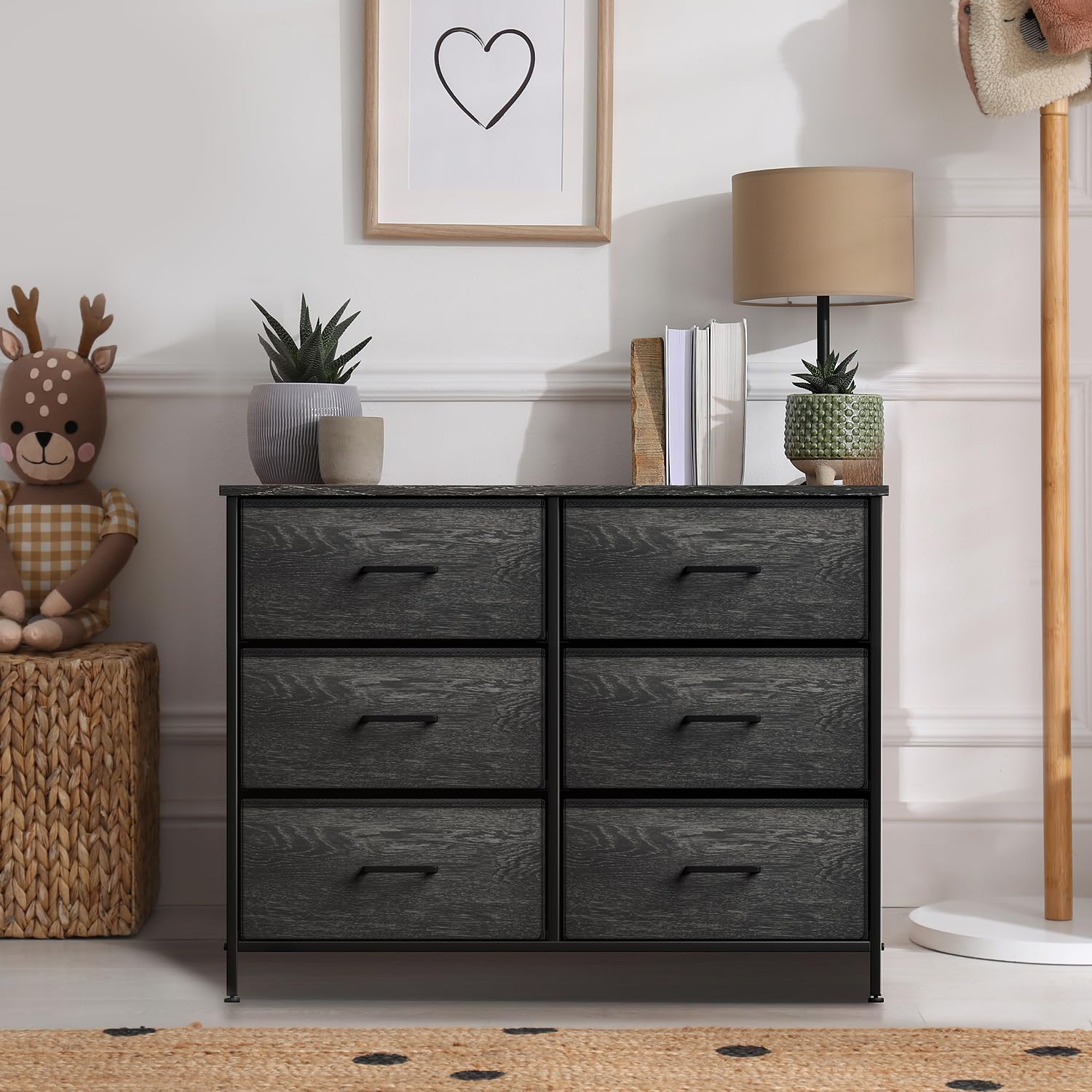 Amazon.com: Sorbus Dresser with 6 Faux Wood Drawers - Chest