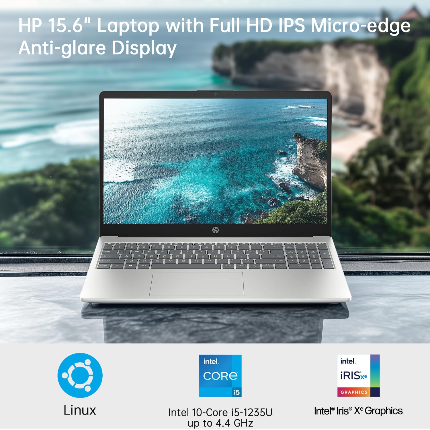Amazon.co.jp: HP 15.6インチ FHD Linux ノートパソコン、アンチグレア