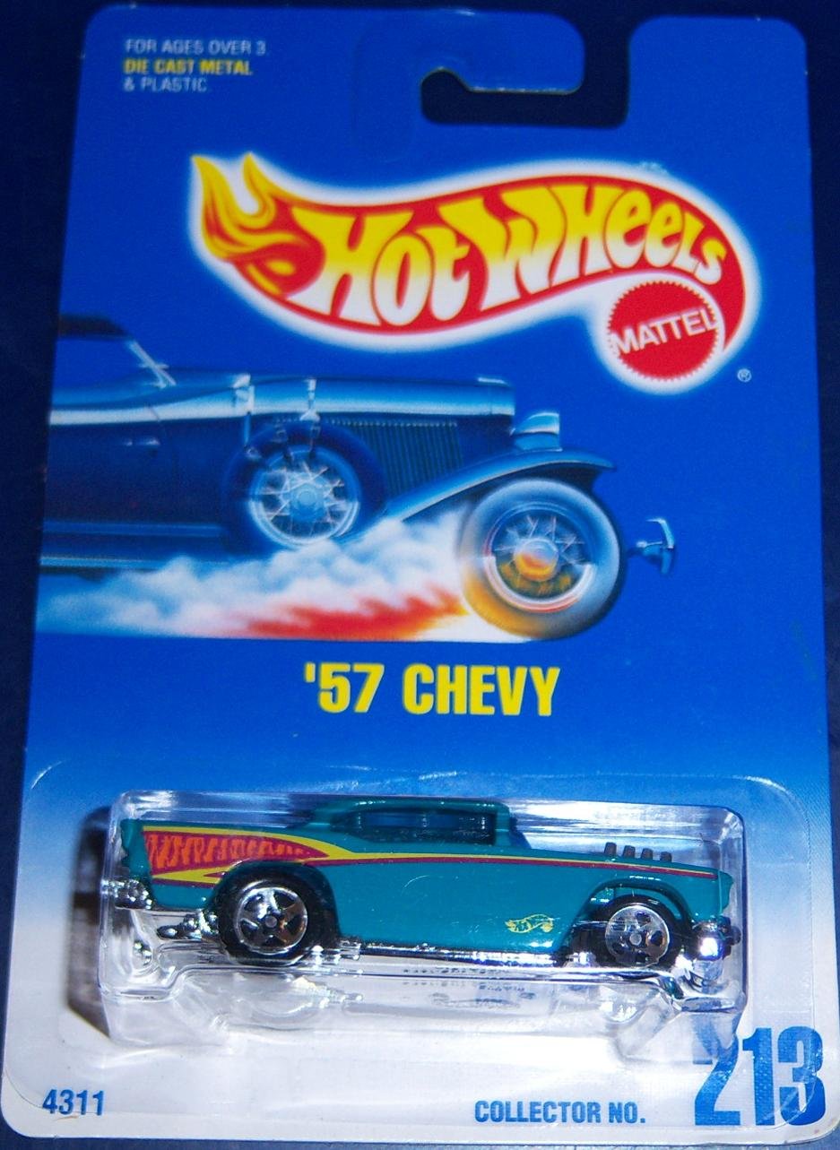 Amazon | Hotwheels # 213 '57 Chevy | ミニカー・ダイキャストカー
