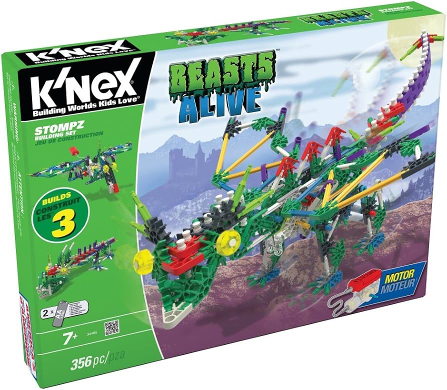 Amazon.com: K'NEX Beasts Alive - Stompz Building Set : Toys & Games