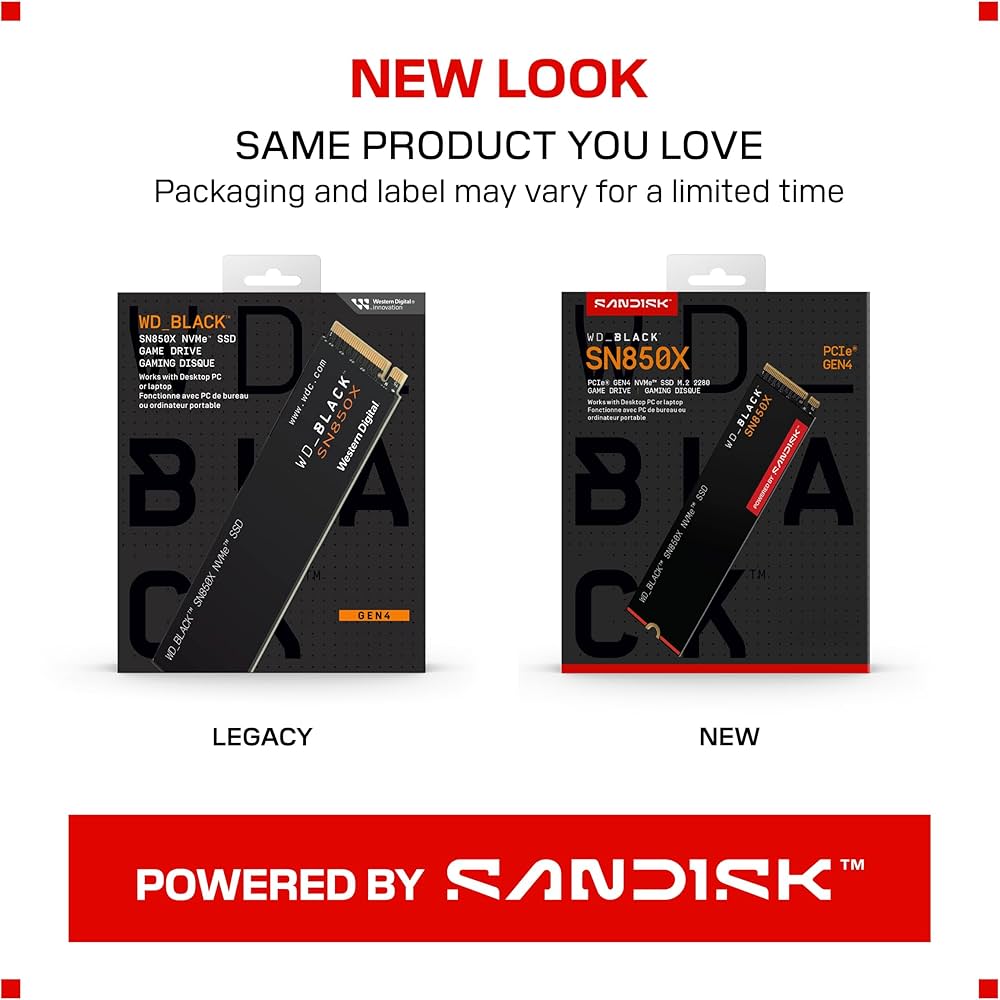 Amazon | WD_BLACK 2TB SN850X NVMe 内蔵型ゲーミングSSD ソリッド