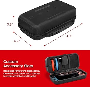 Amazon.com: Nintendo Switch OLED with Signature Series Travel Case