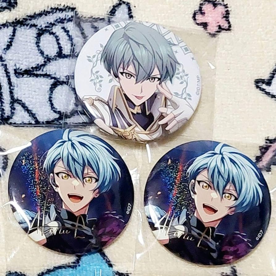 アイナナ 缶バッジ ブラホワ 悠 アイナナ ブラホワ 缶バッジ 亥清悠