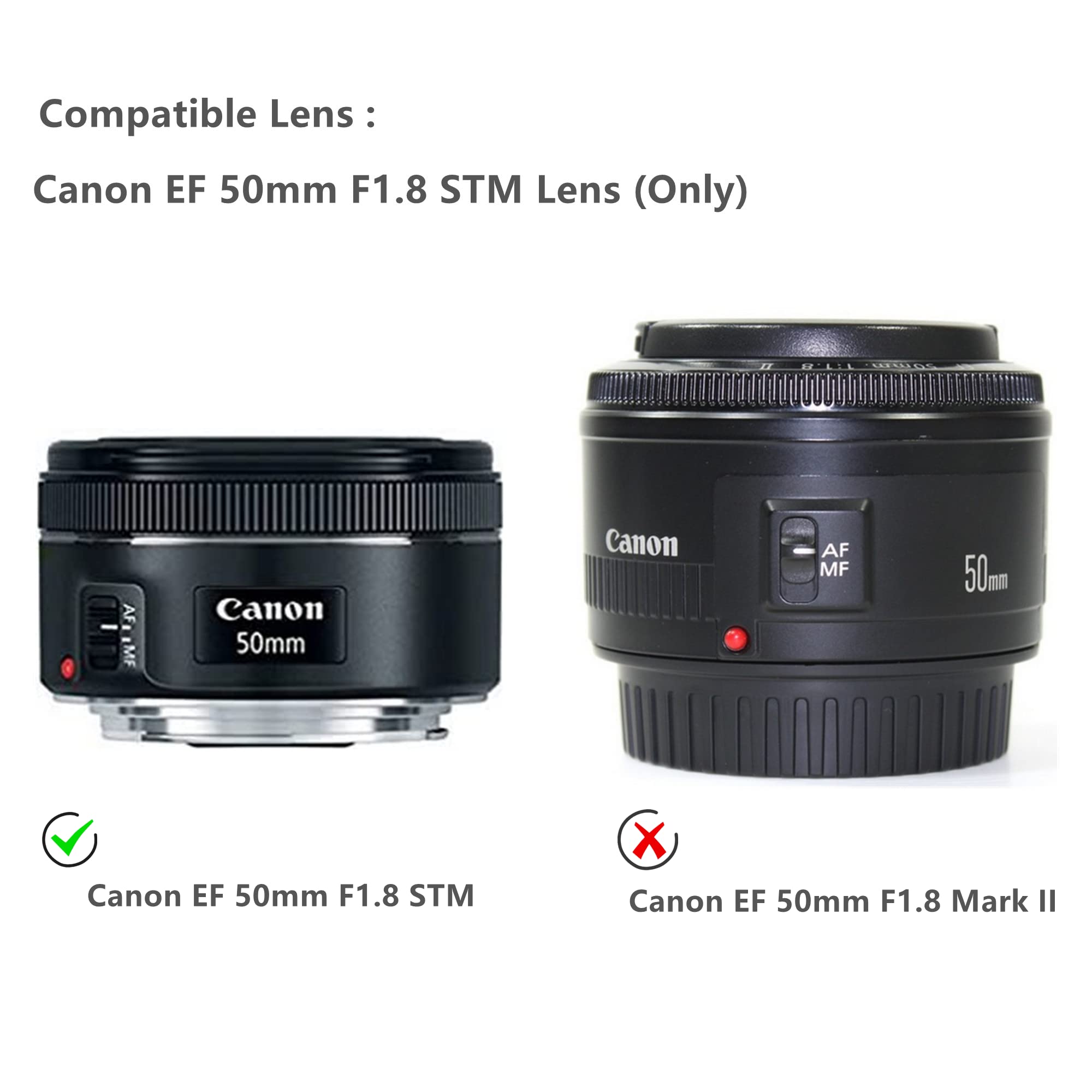 Amazon.com : JJC Reversible Lens Hood Cover Shade for Canon EF