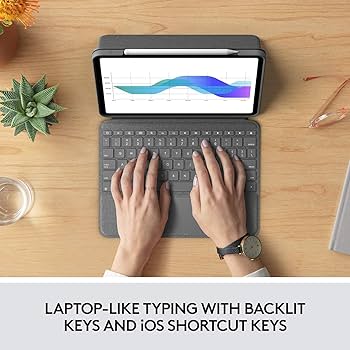 Amazon.com: Logitech Folio Touch iPad Keyboard Case with Trackpad
