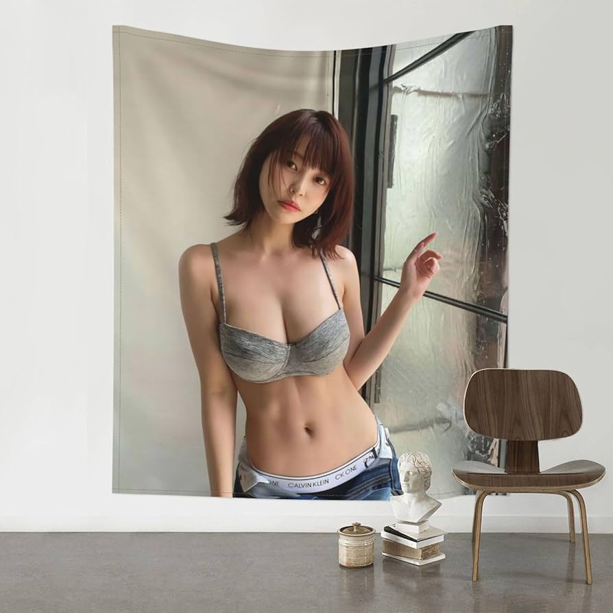 Amazon.co.jp: 岸明日香 (5) 多機能 撮影用 背景布 タペストリー 装飾