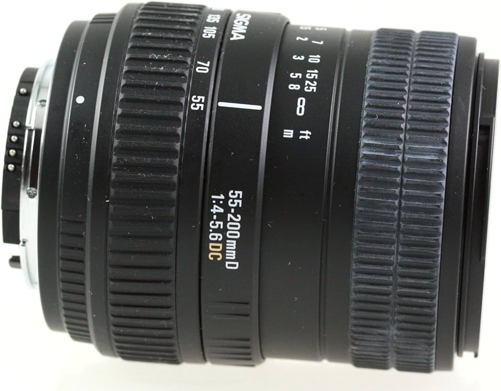 Amazon | シグマ 55-200mm F4-5.6 DC デジタル専用 ニコン用 (D40/x