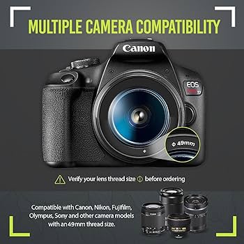 Amazon.com : Ultra Deluxe Lens Kit for EOS M6 II, EOS M50 II, EOS