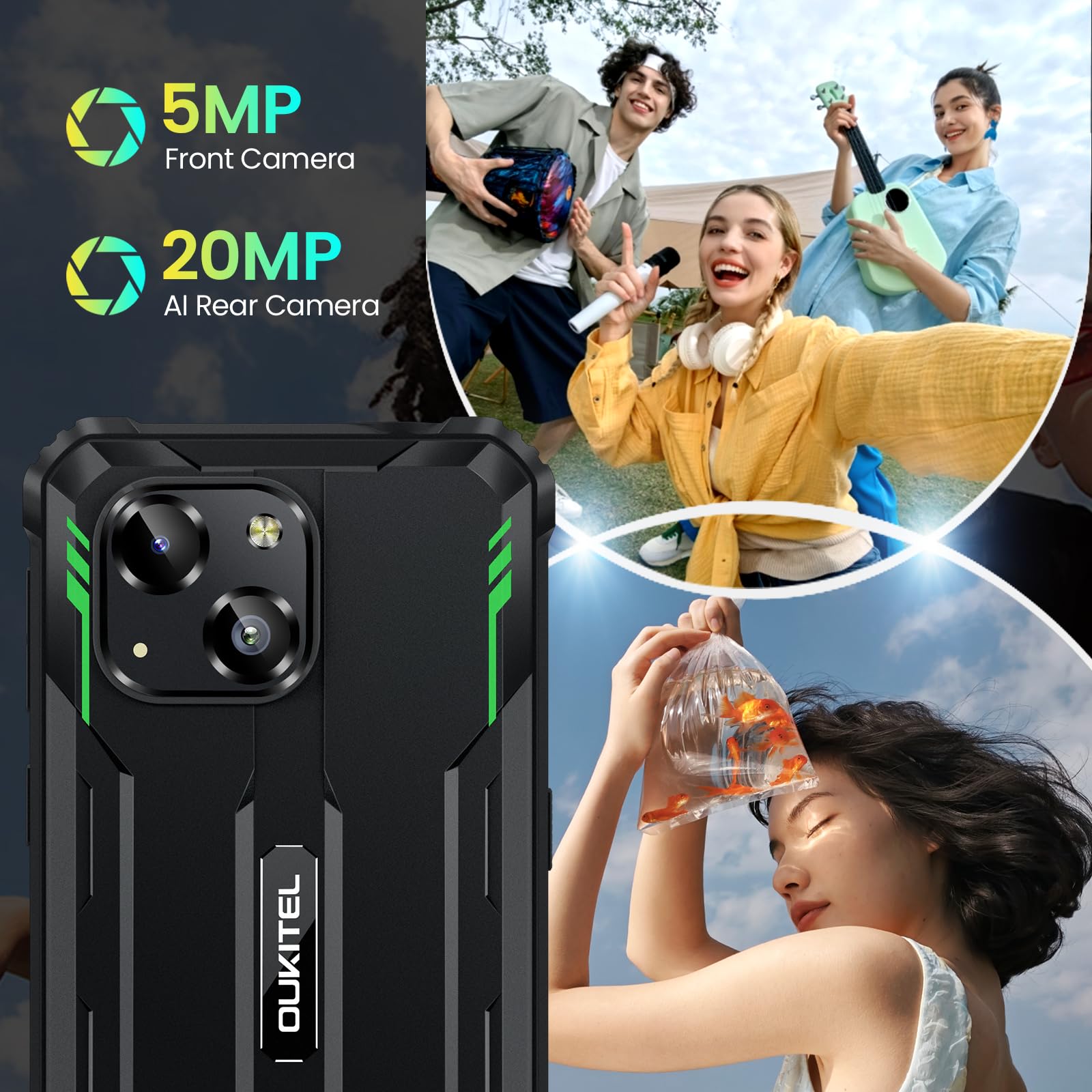 Amazon.com: OUKITEL WP32 PRO Rugged Smartphone Unlocked - 24GB RAM