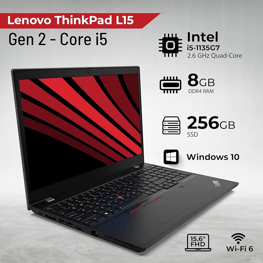 Amazon.com: Lenovo ThinkPad L15 Gen 2 - Core i5 1135G7 (Quad-Core