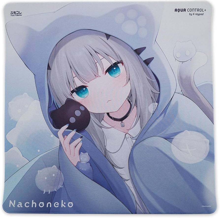 Amazon.co.jp: ふもコレ × Nachoneko ゲーミングマウスパッド 正規品