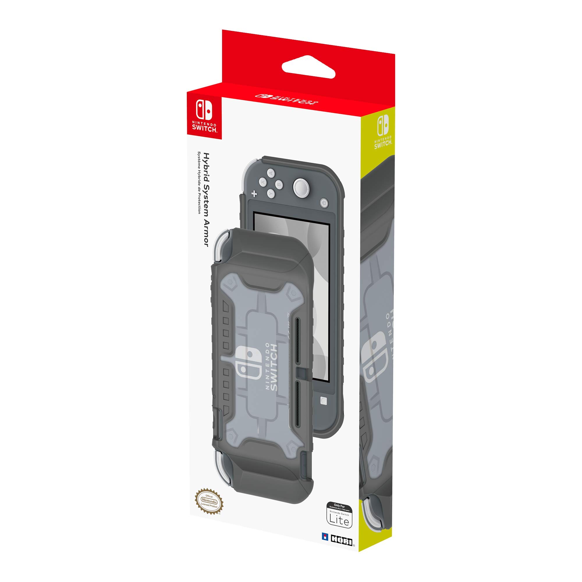 Amazon.com: Nintendo Switch Lite Hybrid System Armor (Gray) by