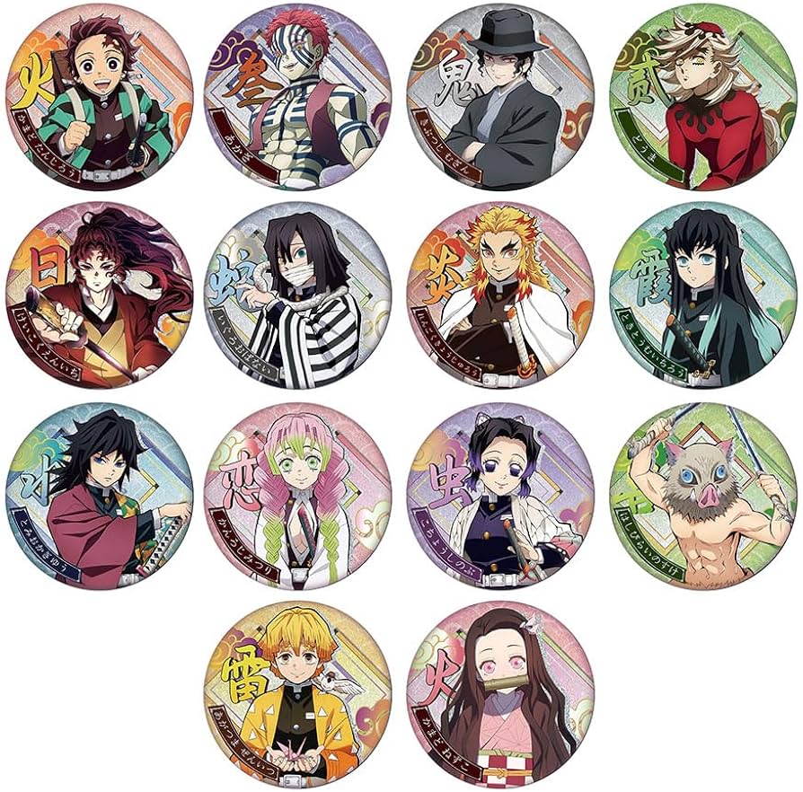 Amazon.co.jp: 缶バッジ 鬼滅 バッジセット セット 炭治郎 善逸 時透