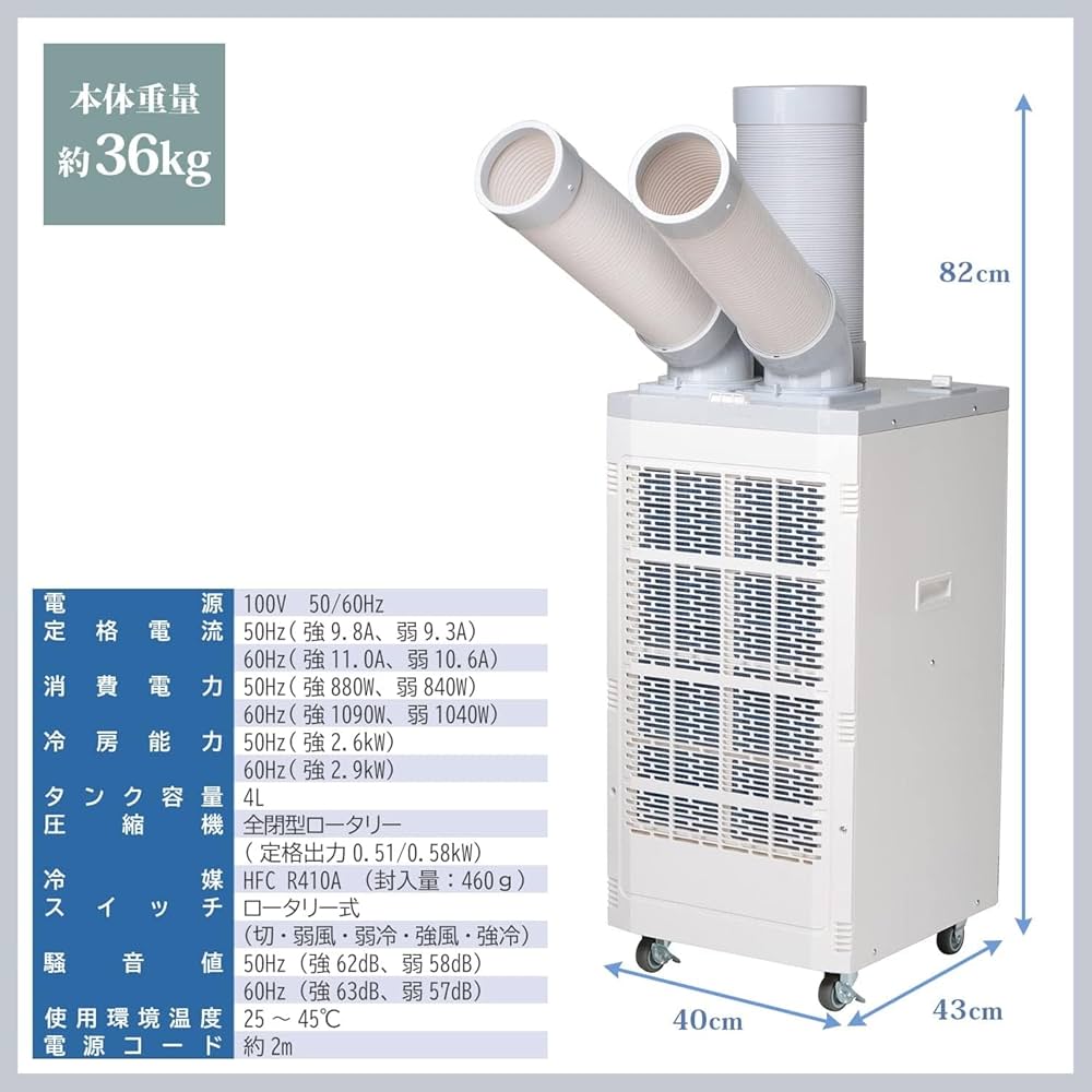 Amazon | 【スポットクーラー×工場扇】 ナカトミ スポットクーラー