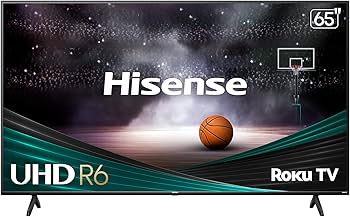Amazon.com: Hisense 65-Inch Class R6 Series 4K UHD Smart Roku TV