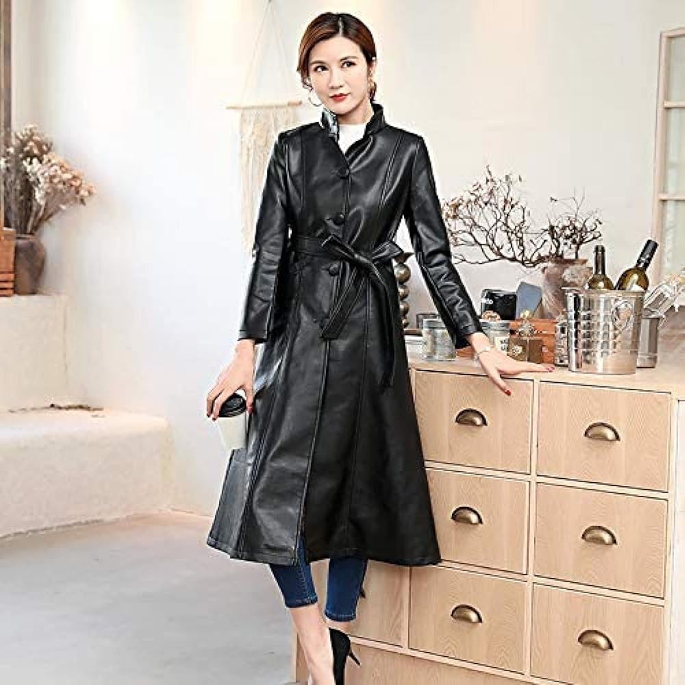 Amazon | [Vic Gray] ロングコート レディース ロング丈 レザーコート