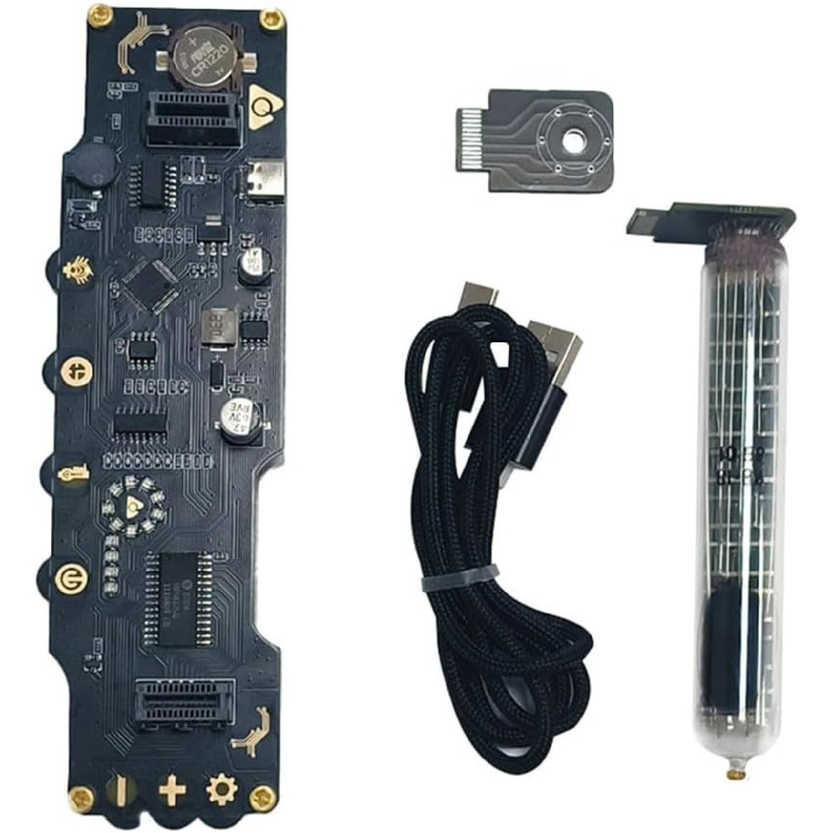 Amazon.co.jp: ニキシー管時計 IV18 蛍光管時計、サイバーパンク