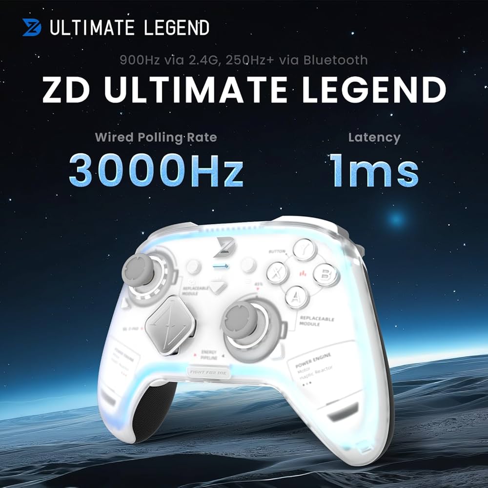 ZD Ultimate Legend Wireless PC Controller – 3000Hz Polling Rate