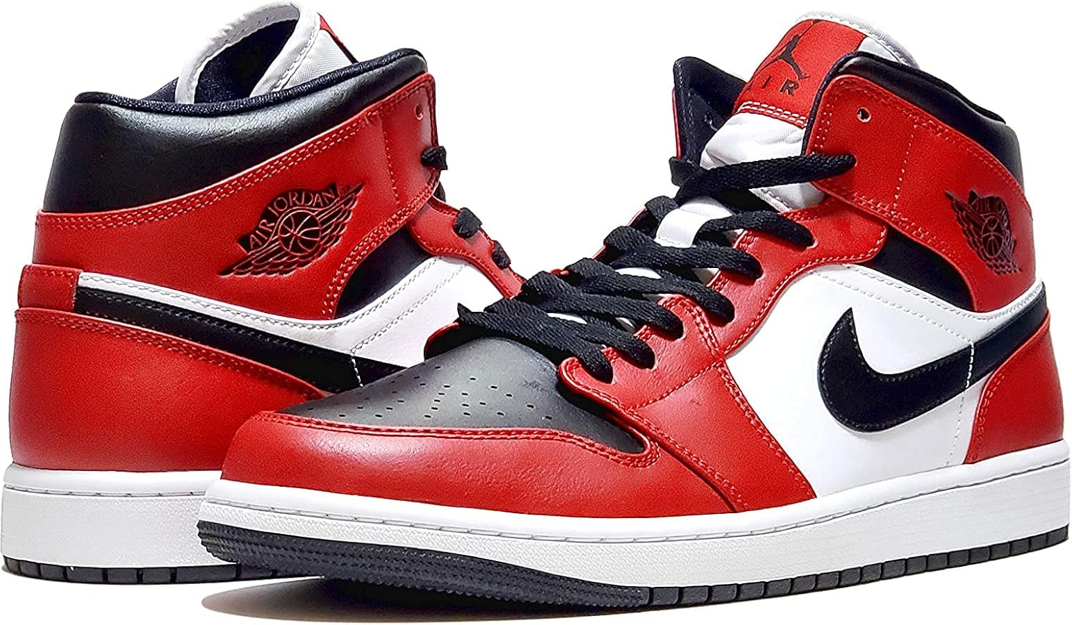 Amazon | [ナイキ] AIR JORDAN 1 MID CHICAGO BLACK TOE エア