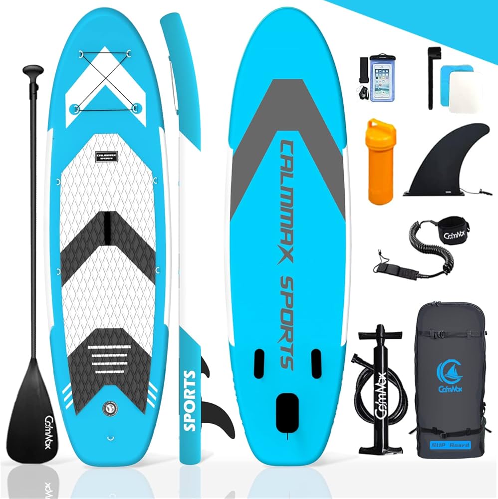 Amazon | CalmMax インフレータブル スタンドアップパドルボード