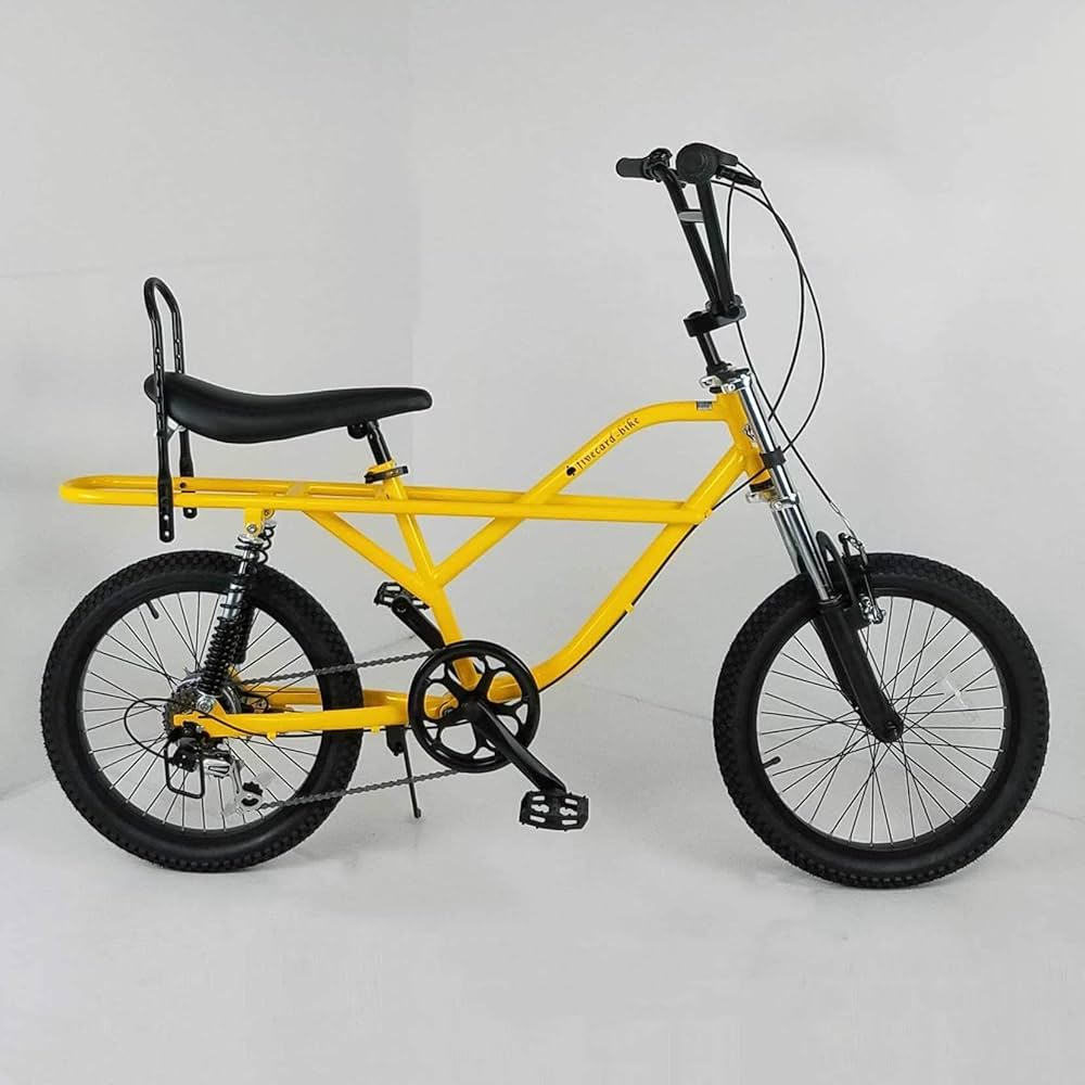 Amazon | 【イエロー】【バナナシート仕様】fivecard-bike バニー