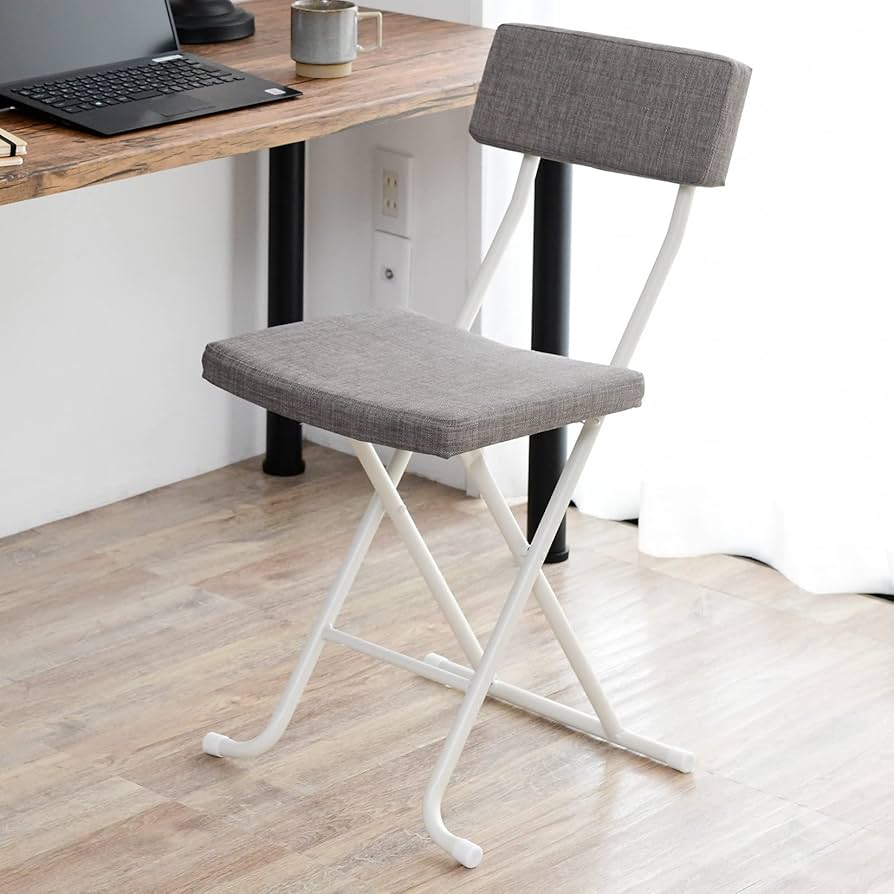 Amazon｜山善(YAMAZEN) 折りたたみ椅子 (ワイド) 背もたれ付き チェア